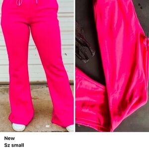 Women’s western hit pink loungewear pants size small new
